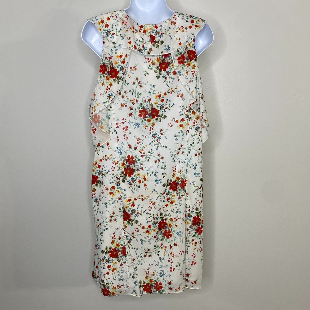 PARKER RUFFLE COLD SHOULDER  DRESS - - Picture 6 of 10